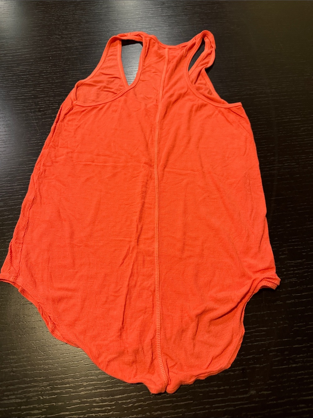 Feel The Piece Pink Ribbed Racerback Tank - Picture 3 of 3